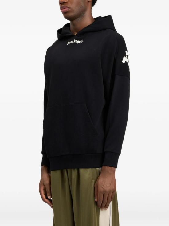 26SS 팜앤젤스 후드 티셔츠 PMBB036S26FLE001 Black - PALM ANGELS
