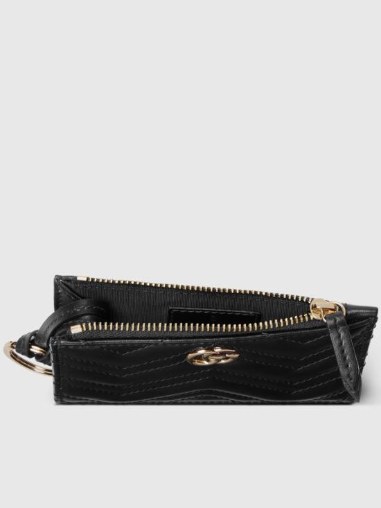26SS 구찌 GG 마몽 키 케이스 837747 AAET8 Black - GUCCI