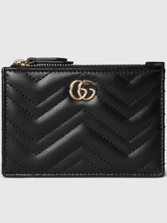 26SS 구찌 GG 마몽 키 케이스 837747 AAET8 Black - GUCCI