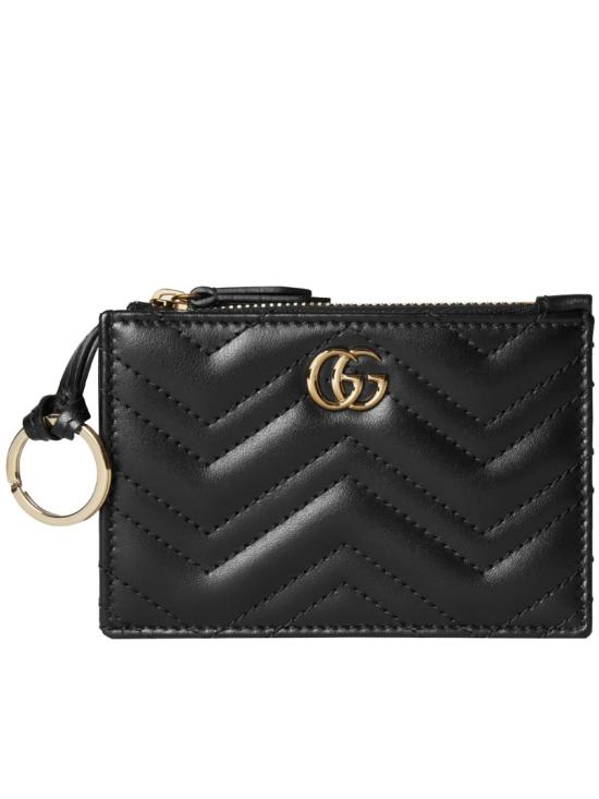 26SS 구찌 GG 마몽 키 케이스 837747 AAET8 Black