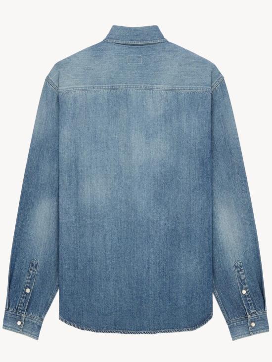 26SS 생로랑 데님 셔츠 862246 Y29YA Blue - SAINT LAURENT