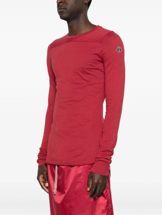 26SS 릭오웬스 몽클레어 스웨터 MU01F8D01 89AHD Red - RICK OWENS MONCLER