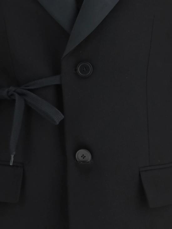 26SS 발렌시아가 수트 자켓 857389 TNT21 Black - BALENCIAGA