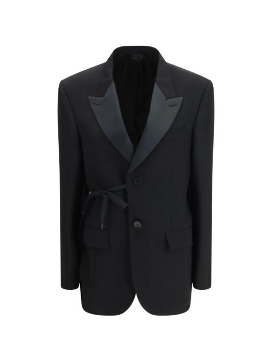 26SS 발렌시아가 수트 자켓 857389 TNT21 Black