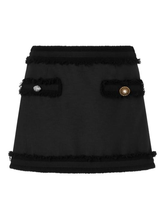 26SS 모스키노 숏 스커트 A01130520 Black