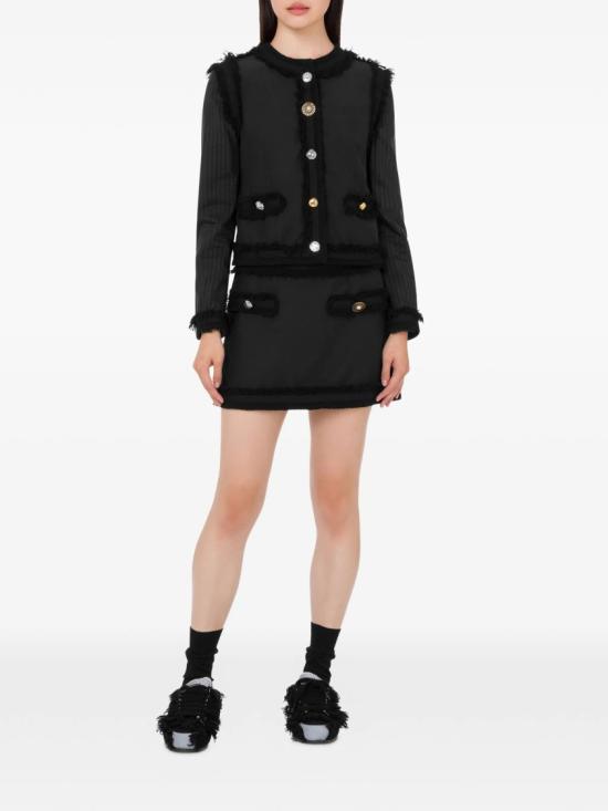 26SS 모스키노 숏 스커트 A01130520 Black - MOSCHINO