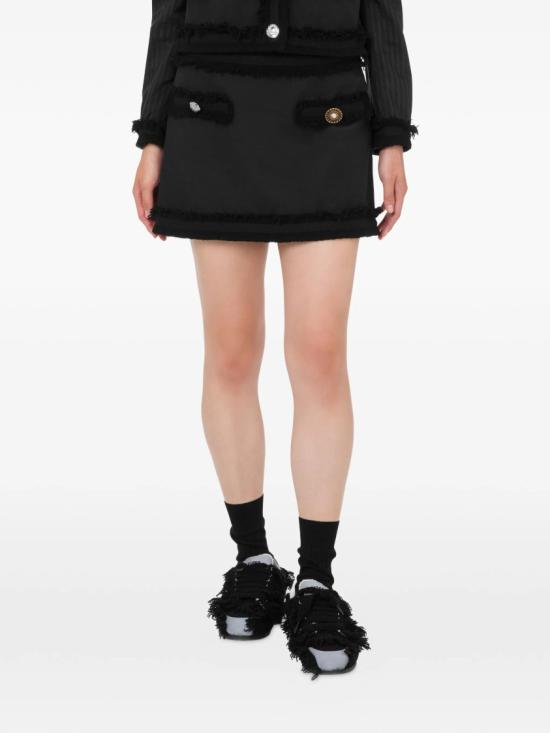 26SS 모스키노 숏 스커트 A01130520 Black - MOSCHINO
