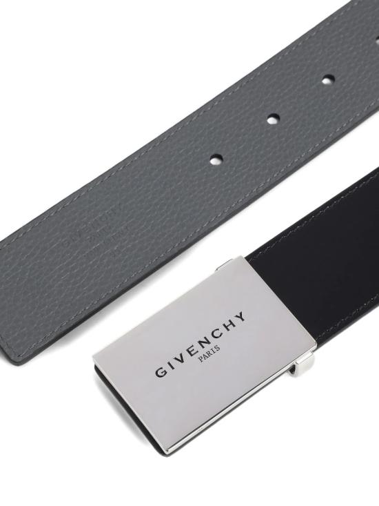 26FW 지방시 가죽 벨트 BK407NK21Q Grey - GIVENCHY