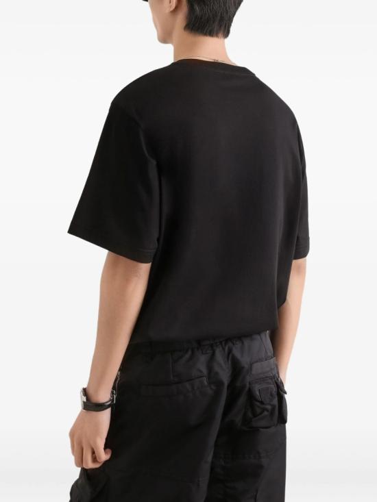 26SS 돌체앤가바나 DG 패치 코튼 티셔츠 G8PN9Z G7PZF Black - DOLCE & GABBANA
