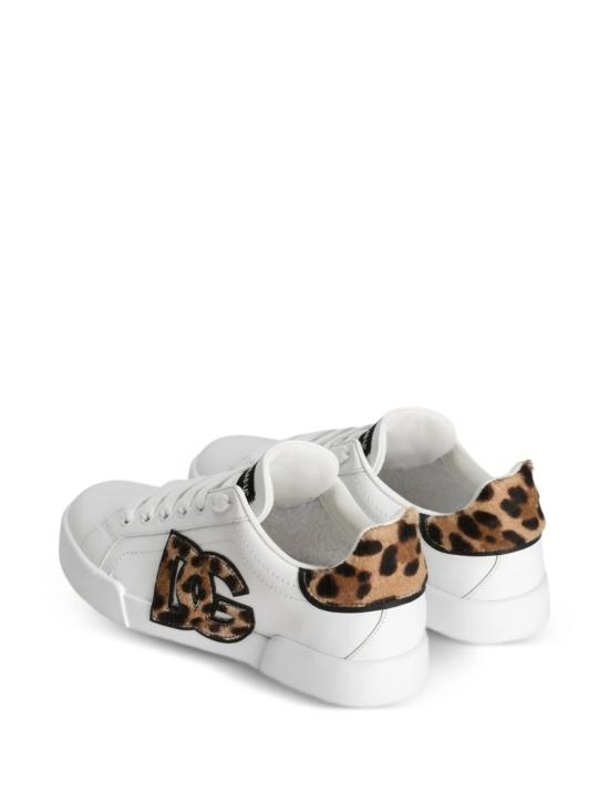 26SS 돌체앤가바나 포르토피노 라이트 스트로벨 레더 스니커즈 CK2395 A0225 White - DOLCE & GABBANA