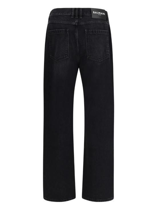26SS 발망 데님 팬츠 GH1ML135 DG13 Black - BALMAIN