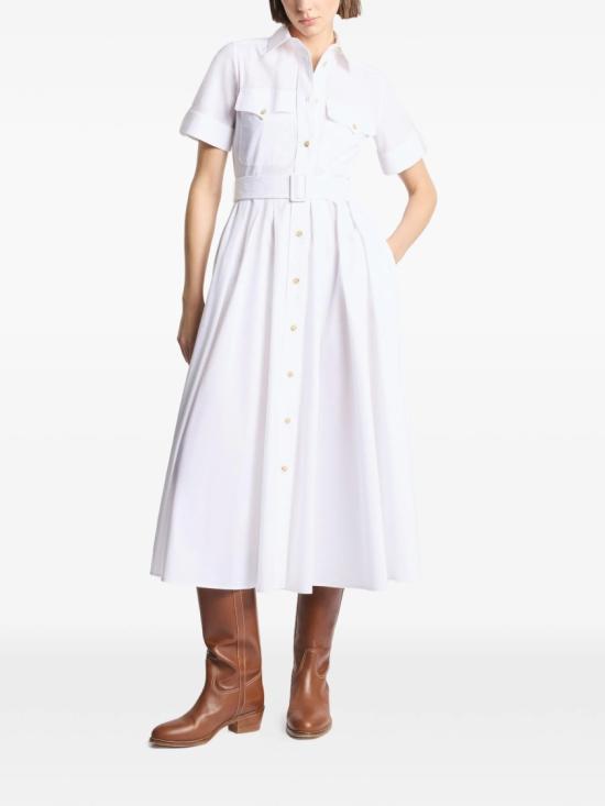 26SS 페이 미디 원피스 N8WE352603S ZDH White - FAY