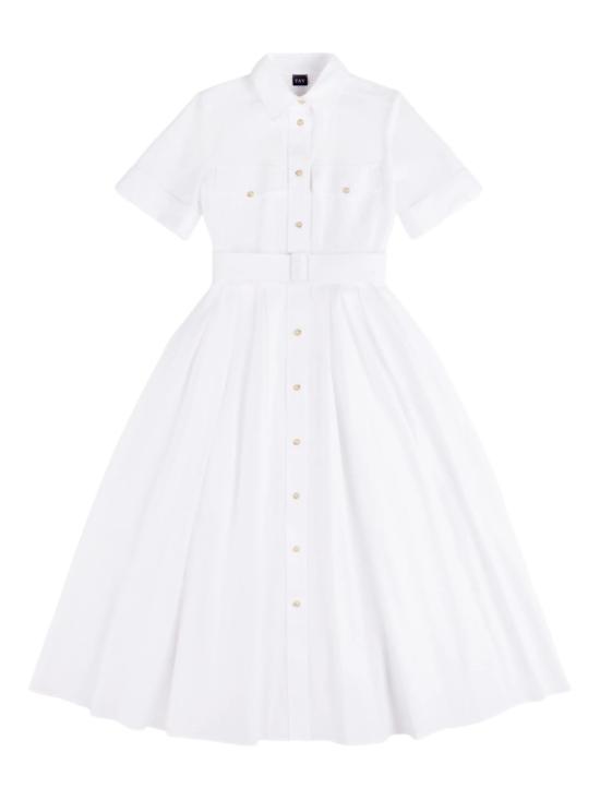 26SS 페이 미디 원피스 N8WE352603S ZDH White