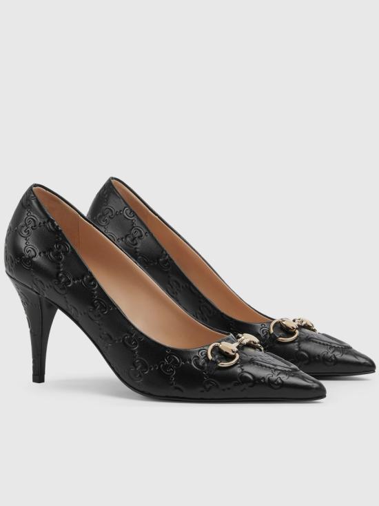 26SS 구찌 홀스빗 펌프스 853318 AAD4U Black - GUCCI