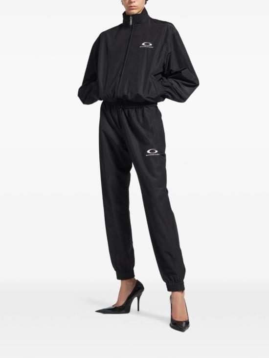 26SS 발렌시아가 루프 스포츠 아이콘 조거 펜츠 857613 TPQ38 Black - BALENCIAGA