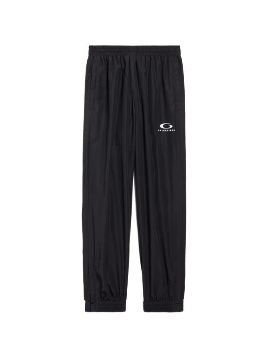 26SS 발렌시아가 루프 스포츠 아이콘 조거 펜츠 857613 TPQ38 Black