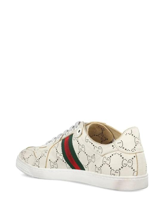 26SS 구찌 스트레치 로우탑 스니커즈 865050 AAGGP White - GUCCI