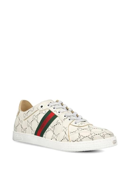 26SS 구찌 스트레치 로우탑 스니커즈 865050 AAGGP White - GUCCI