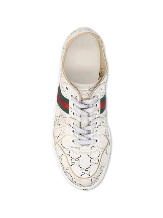 26SS 구찌 스트레치 로우탑 스니커즈 865050 AAGGP White - GUCCI