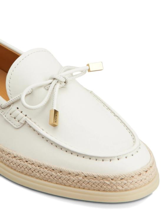 26SS 토즈 플랫 슈즈 XXW92K0JV70 N6M White - TODS