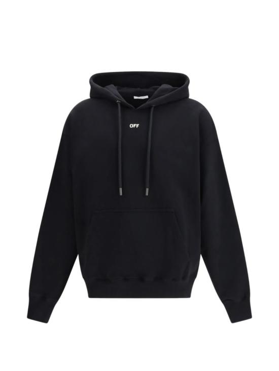 26SS 오프화이트 후드 티셔츠 44MBB085S26F00R001 Black