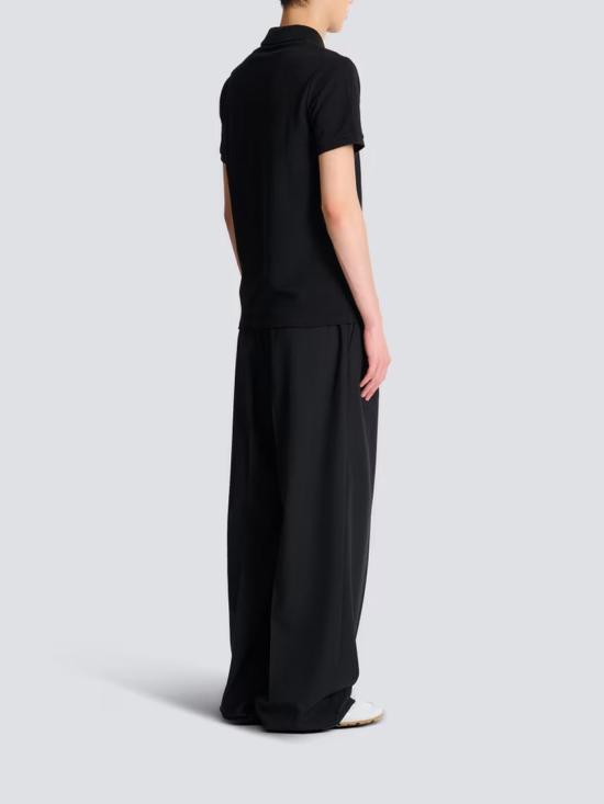 26SS 발망 폴로 티셔츠 GH1GB085 BC87 Black - BALMAIN