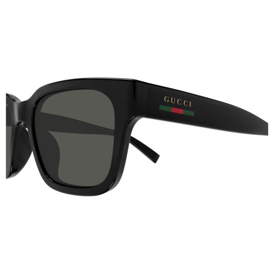 25FW 구찌 선글라스 블랙 GG1857S 직사각형 로고 - GUCCI