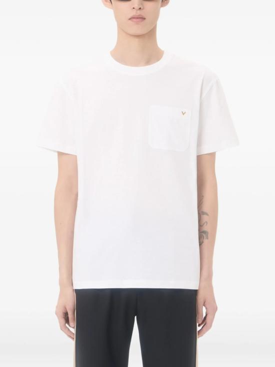 26SS 발렌티노 가라바니 반팔 티셔츠 8V0MG10VBGR White - VALENTINO GARAVANI