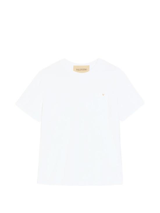 26SS 발렌티노 가라바니 반팔 티셔츠 8V0MG10VBGR White
