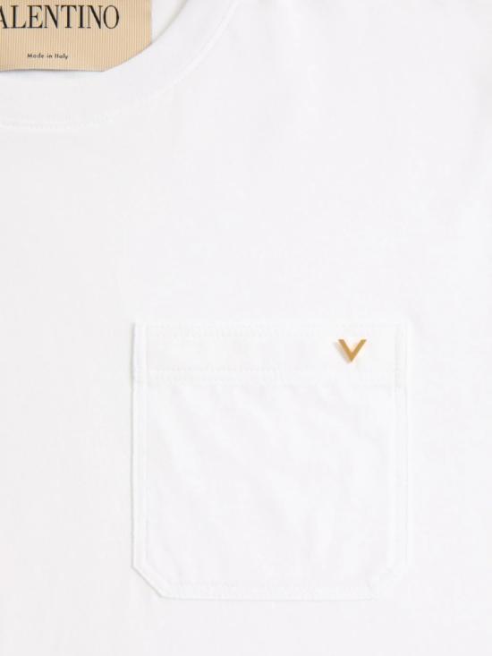 26SS 발렌티노 가라바니 반팔 티셔츠 8V0MG10VBGR White - VALENTINO GARAVANI