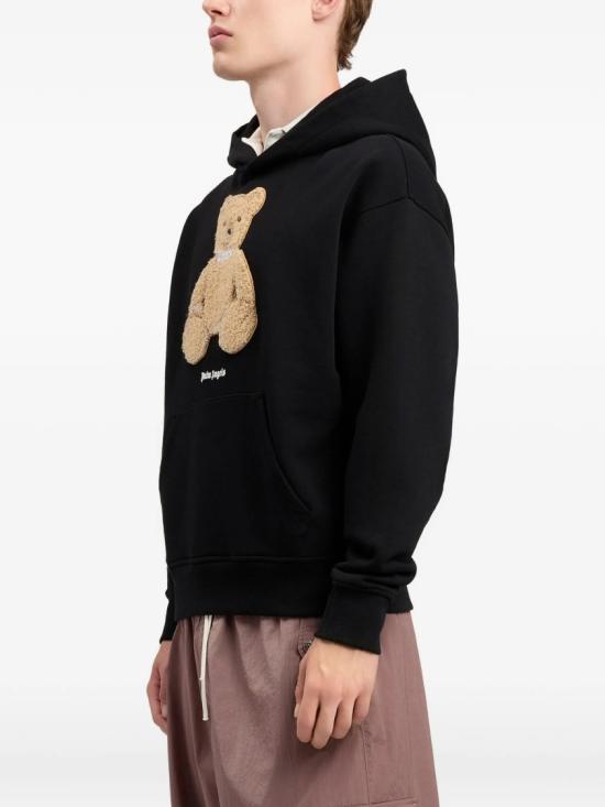 26SS 팜앤젤스 후드 티셔츠 PMBB17DS26FLE00C Black - PALM ANGELS