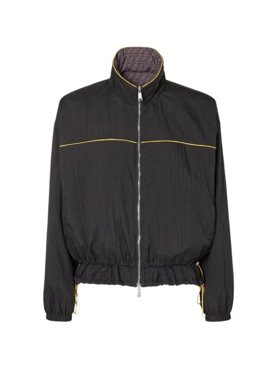 26SS 펜디 나일론 리버서블 윈드브레이커 FAA980 AYYV Black