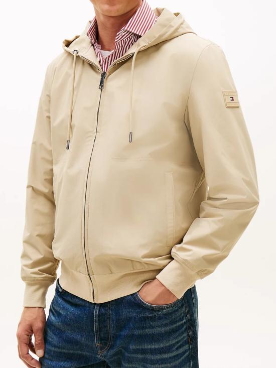 26SS 타미힐피거 후드 티셔츠 MW0MW42487 Neutrals - TOMMY HILFIGER