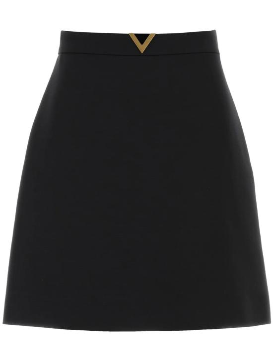 26SS 발렌티노 가라바니 미디 스커트 8B3RAEH21CF Black