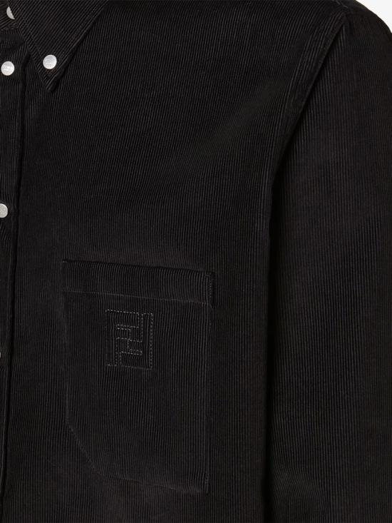 26SS 펜디 니들코드 셔츠 FS1296 ATEF Black - FENDI