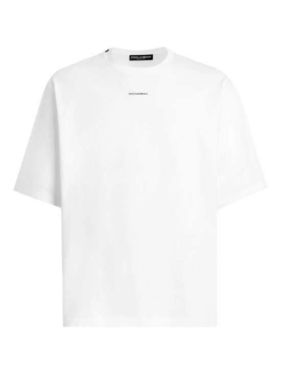 26SS 돌체앤가바나 프린트 오버사이즈 티셔츠 G8PB8T G7PYR White