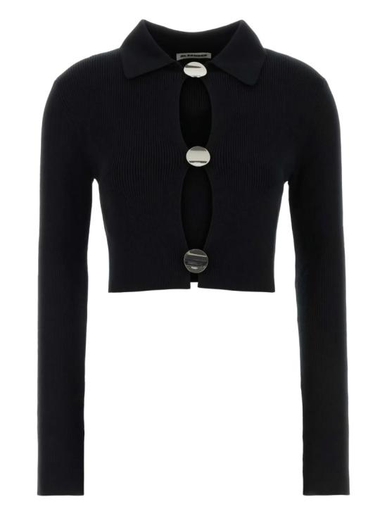 26SS 질샌더 가디건 J01HP0010 J14831 Black