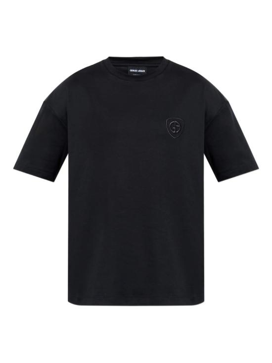 26SS 조르지오 아르마니 반팔 티셔츠 GM003351 TE10333 Black