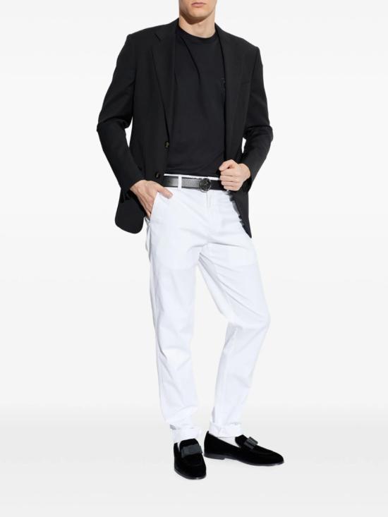 26SS 조르지오 아르마니 반팔 티셔츠 GM003351 TE10333 Black - GIORGIO ARMANI
