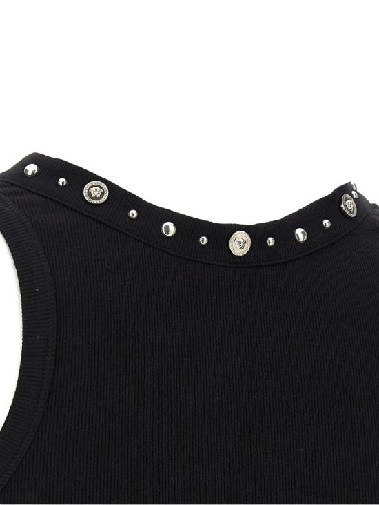 26SS 베르사체 긴팔 티셔츠 1023209 1A17221 Black - VERSACE