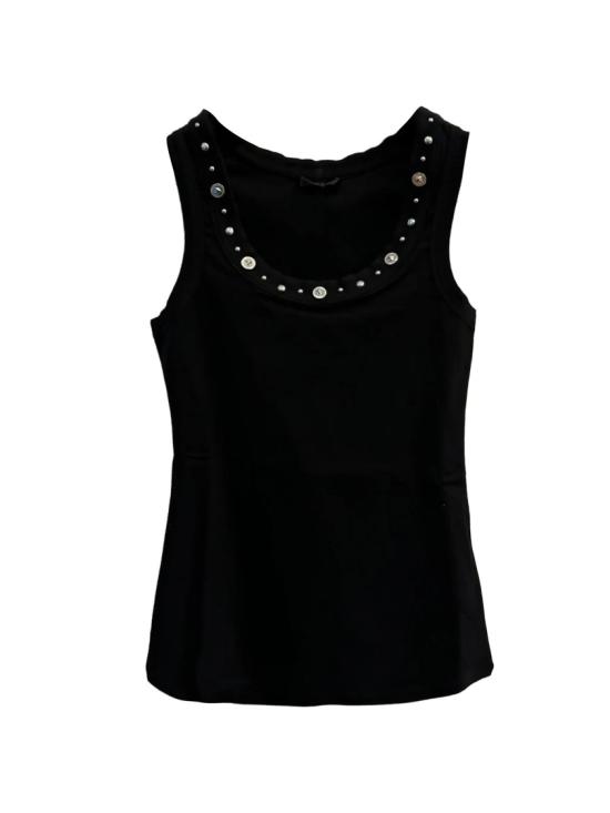 26SS 베르사체 긴팔 티셔츠 1023209 1A17221 Black