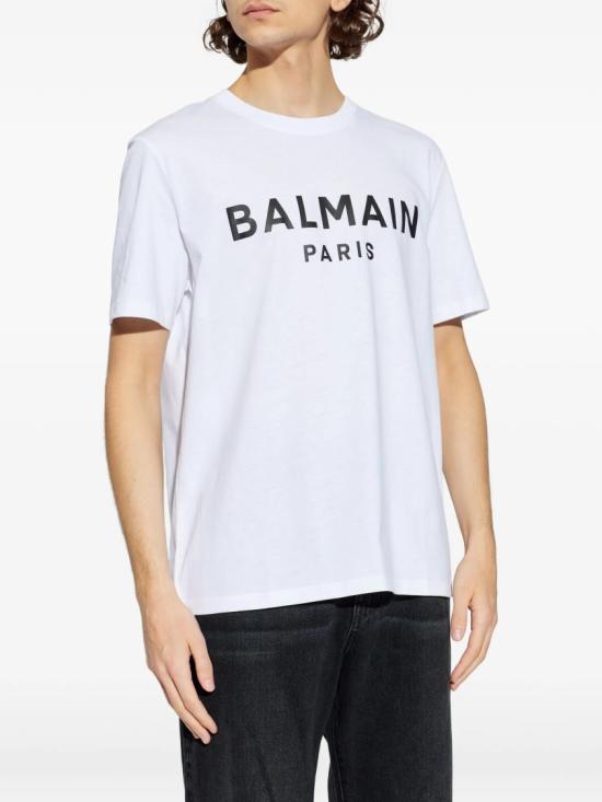 26SS 발망 반팔 티셔츠 GH1EG000 BD45 White - BALMAIN