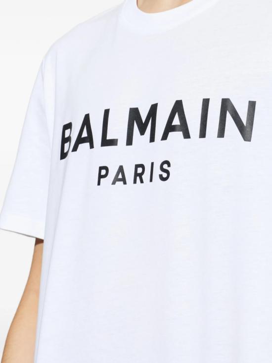 26SS 발망 반팔 티셔츠 GH1EG000 BD45 White - BALMAIN