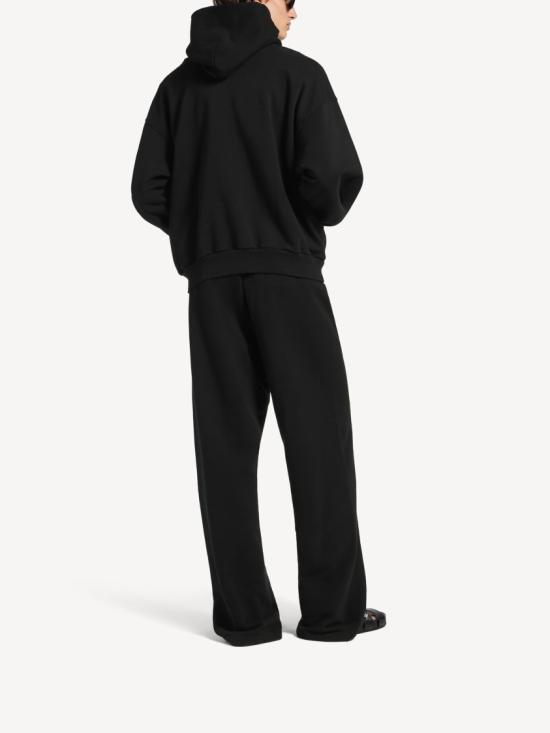 26SS 발렌시아가 후드 티셔츠 871956 TUVI9 Black - BALENCIAGA