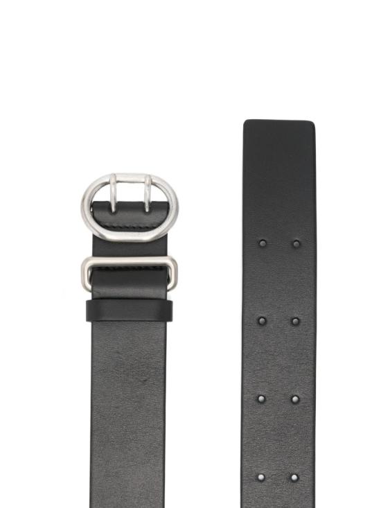 26SS 질샌더 가죽 벨트 J26TP0007 P7370 Black - JIL SANDER