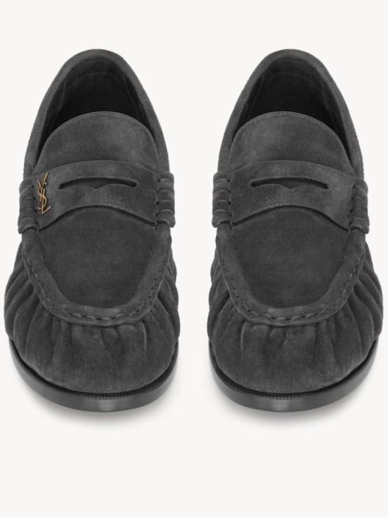 26SS 생로랑 로퍼 839471 27DTT Grey - SAINT LAURENT