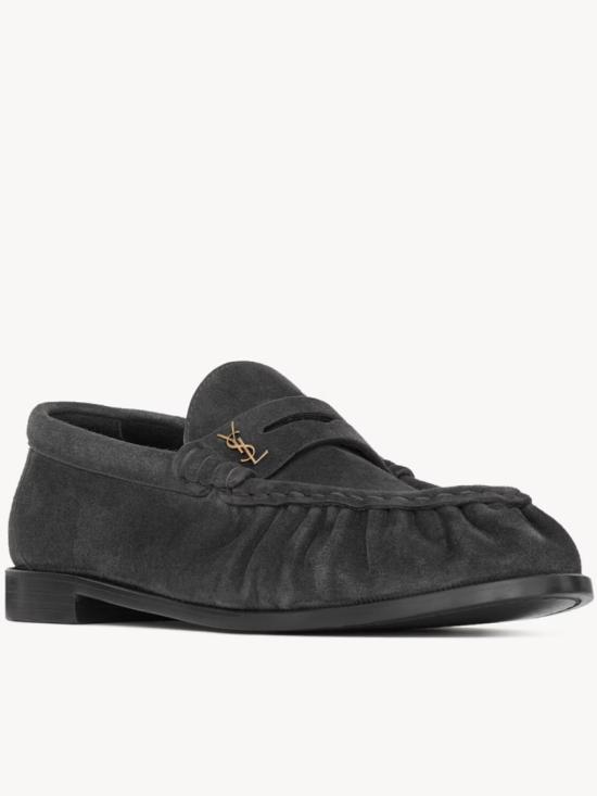 26SS 생로랑 로퍼 839471 27DTT Grey - SAINT LAURENT