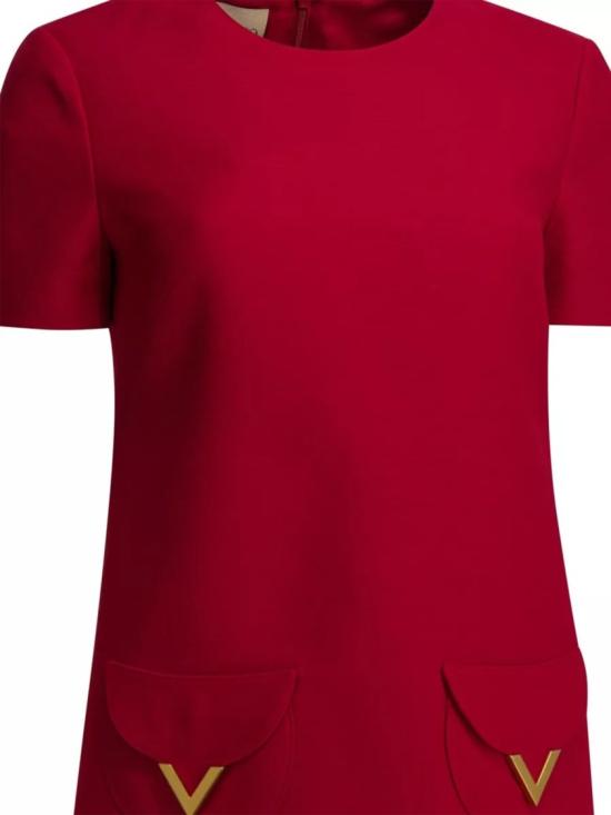 26SS 발렌티노 가라바니 미디 원피스 8B3VAJD51CF Red - VALENTINO GARAVANI