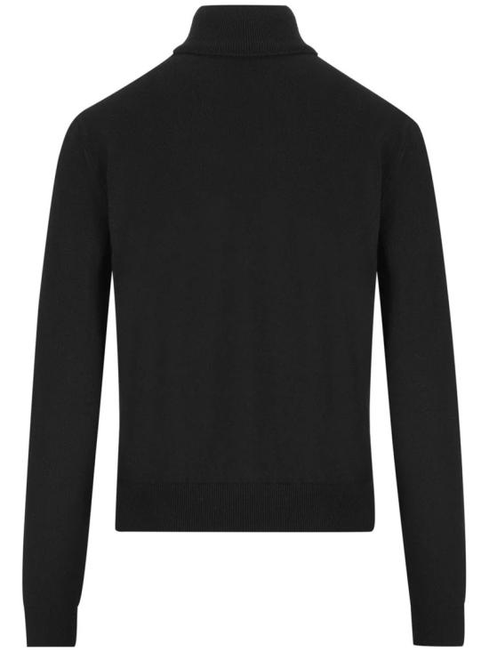26SS 구찌 자수 울 니트 터틀넥 860442 XKFG7 Black - GUCCI