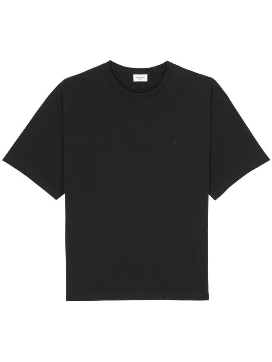26SS 생로랑 반팔 티셔츠 862769 Y38AK Black